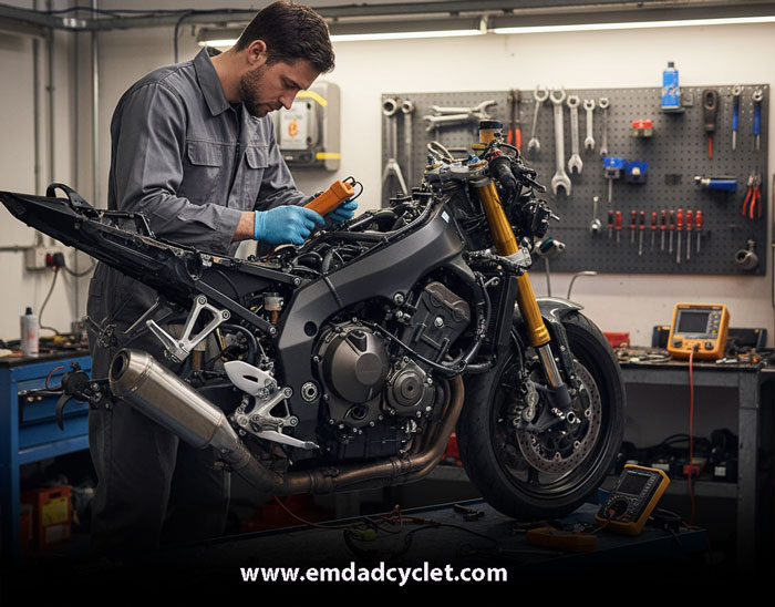 عیب یابی موتورسیکلت