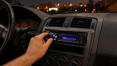 تنظیم اکولایزر ضبط قدیمی تک دین خودرو
