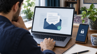 باز کردن امن ابلاغیه الکترونیکی روی لپ‌تاپ و تلفن همراه