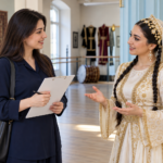گفت‌وگوی هنرجو و مربی پیش از ثبت‌نام کلاس رقص آذری
