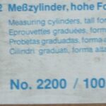 استوانه مدرج 100 میلی لیتری ساخت آلمان - تصویر 3