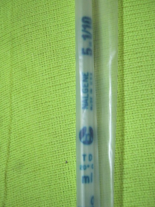 Cole-Parmer-Serological-Pipette-PP-5-mL-e1386527352710 پیپت مدرج 5 میلی لیتری پلی پروپیلنی ساخت امریکا - تصویر 1