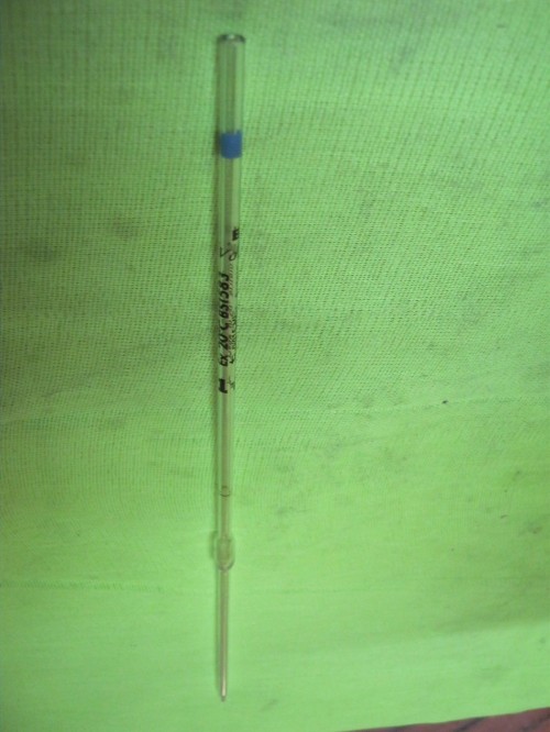 Volac-bulb-Pipette-1-ml-soda-lime-glass-mark-one-Class-B-e1386582481262 پیپت شیشه ای حبابدار 1 میلی لیتری ساخت انگلستان - تصویر 1